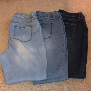 3 pairs Size 18 D.Jeans